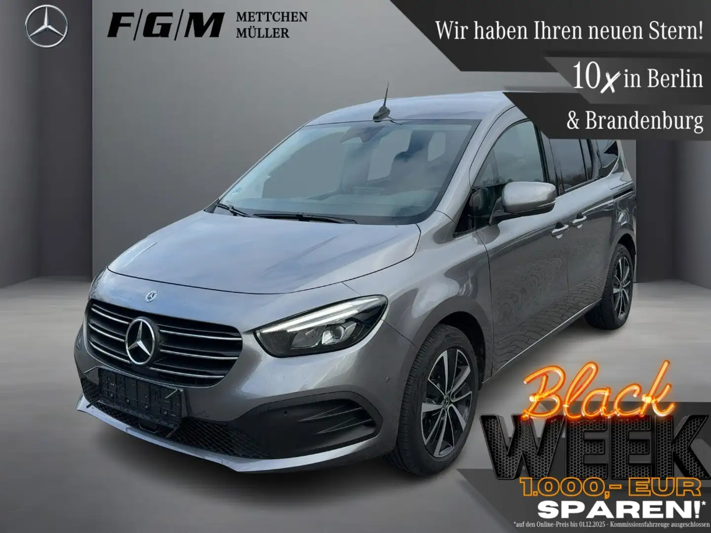 Mercedes-Benz T-Class T 180 d EDITION Progressive KeyGo|TWA|Sitzhz Grau - 1