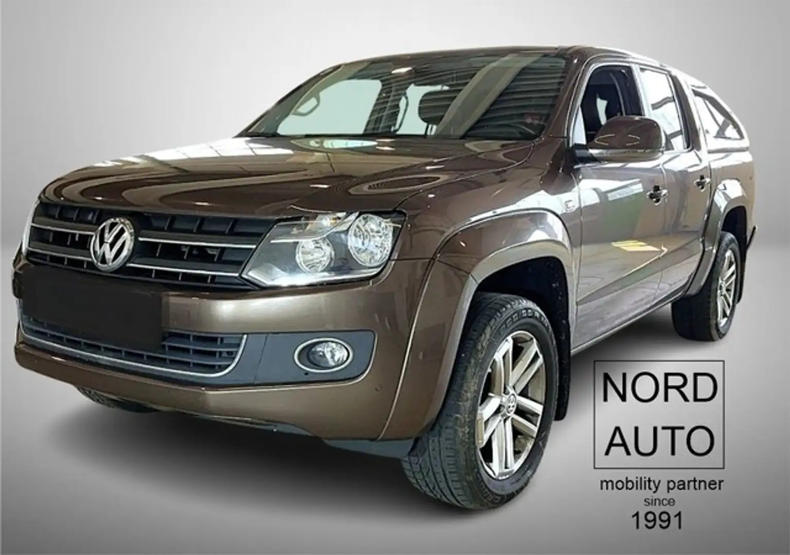 Volkswagen Amarok 2.0 TDi 4x4 Highline Navi/Leder/HardTop Marrón - 1