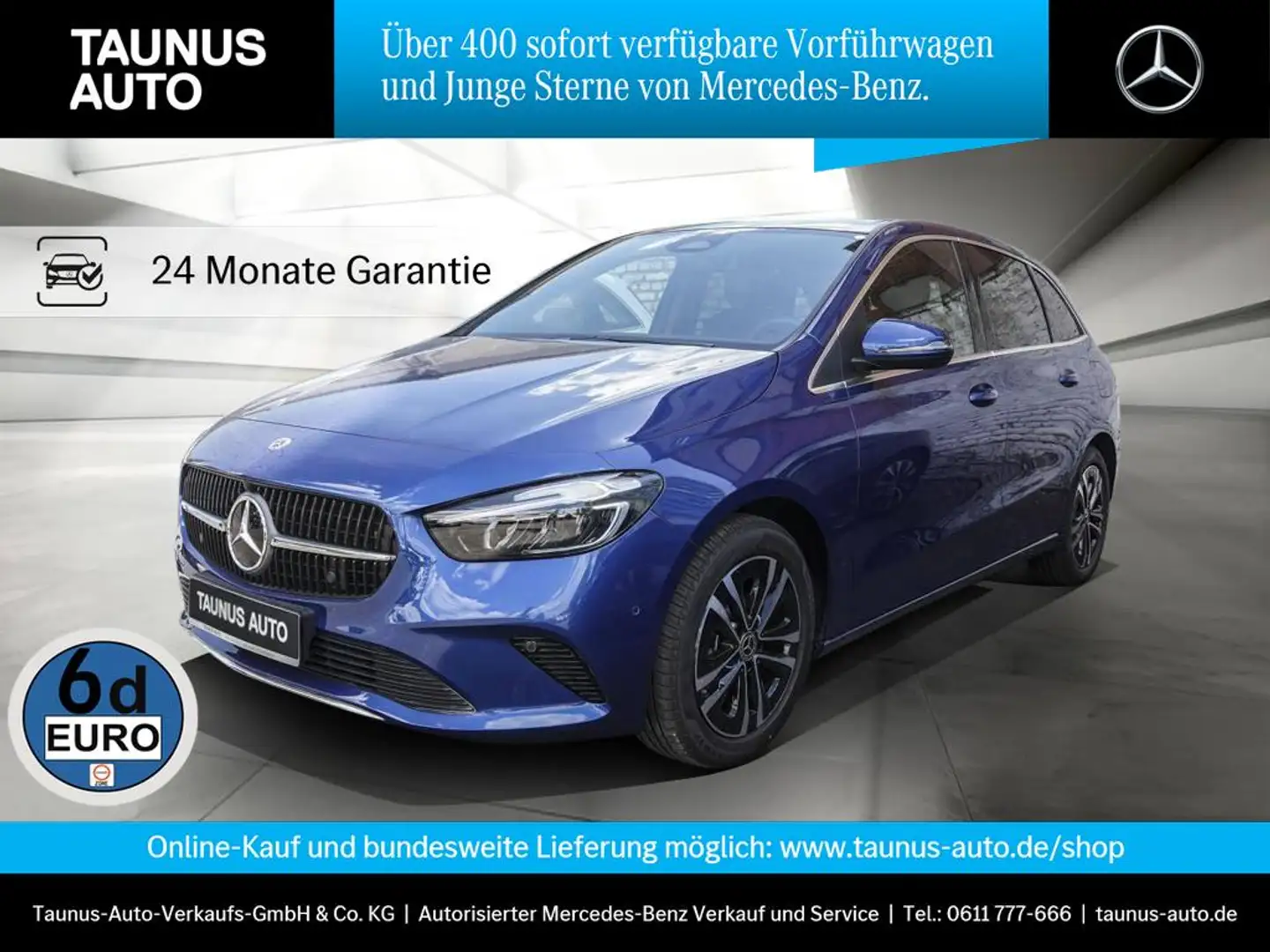 Mercedes-Benz B 250 e PROGRESSIVE ADVANCED PANORAMA TOTWINKEL Modrá - 1