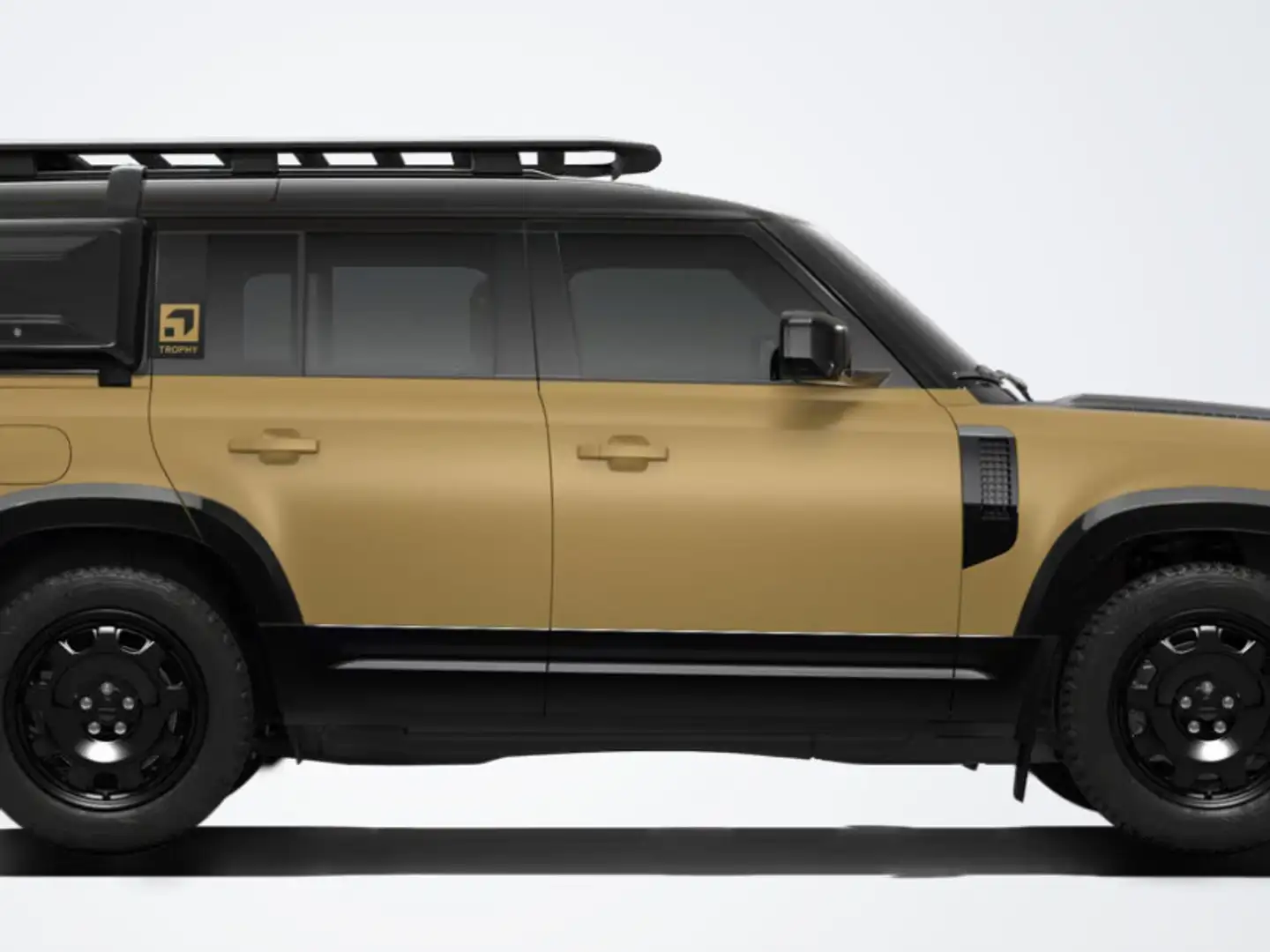 Land Rover Defender 110 Trophy Edition in Deep Sandglow Yellow 2.0 P30 Geel - 2
