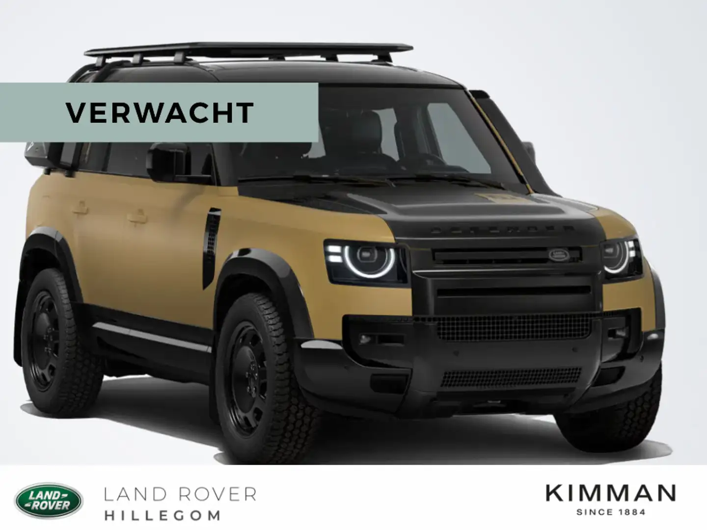 Land Rover Defender 110 Trophy Edition in Deep Sandglow Yellow - 2.0 P Geel - 1