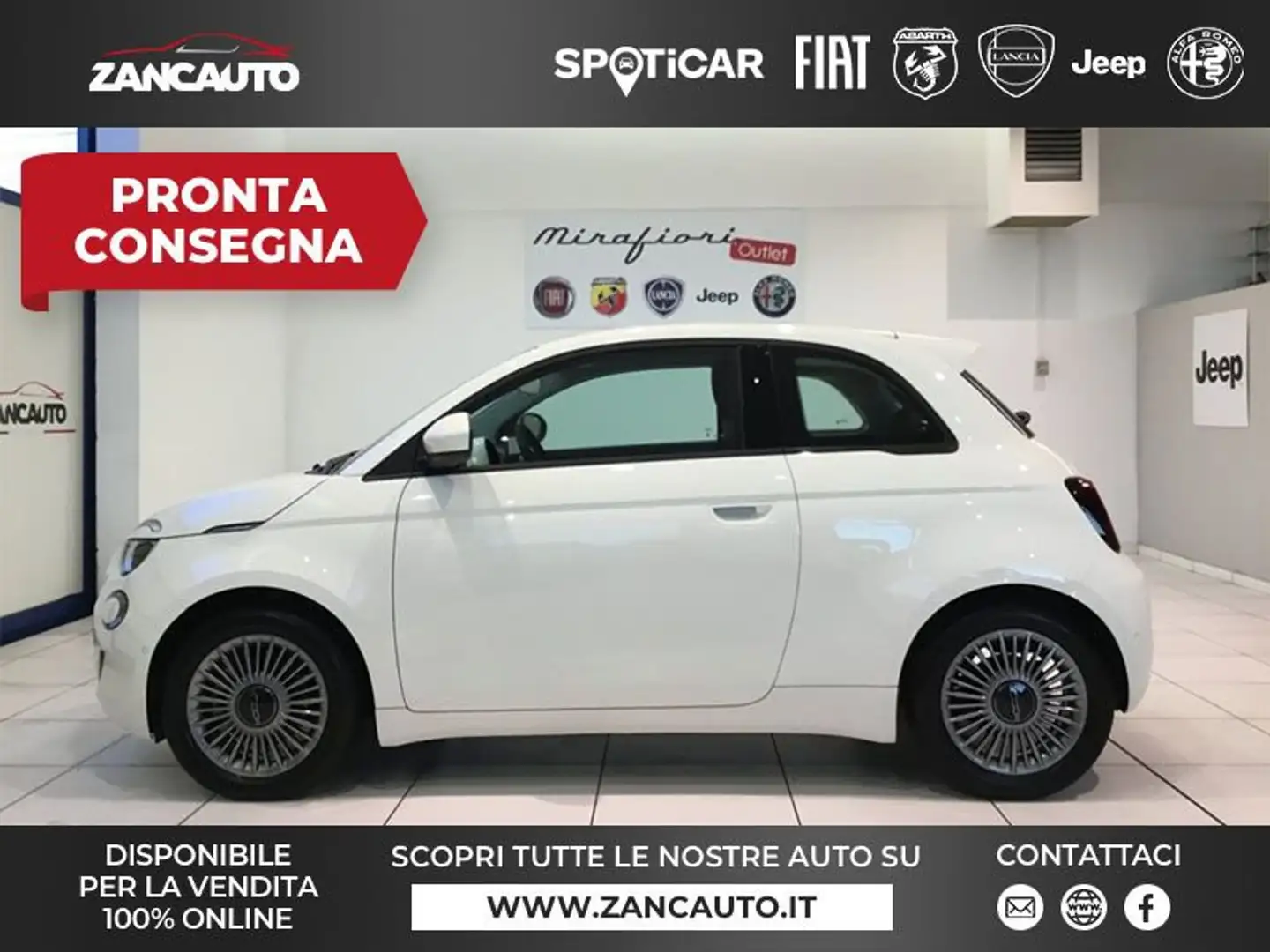 Fiat 500e S2 320 Berlina/ELETTRICA/KM0 Bianco - 1