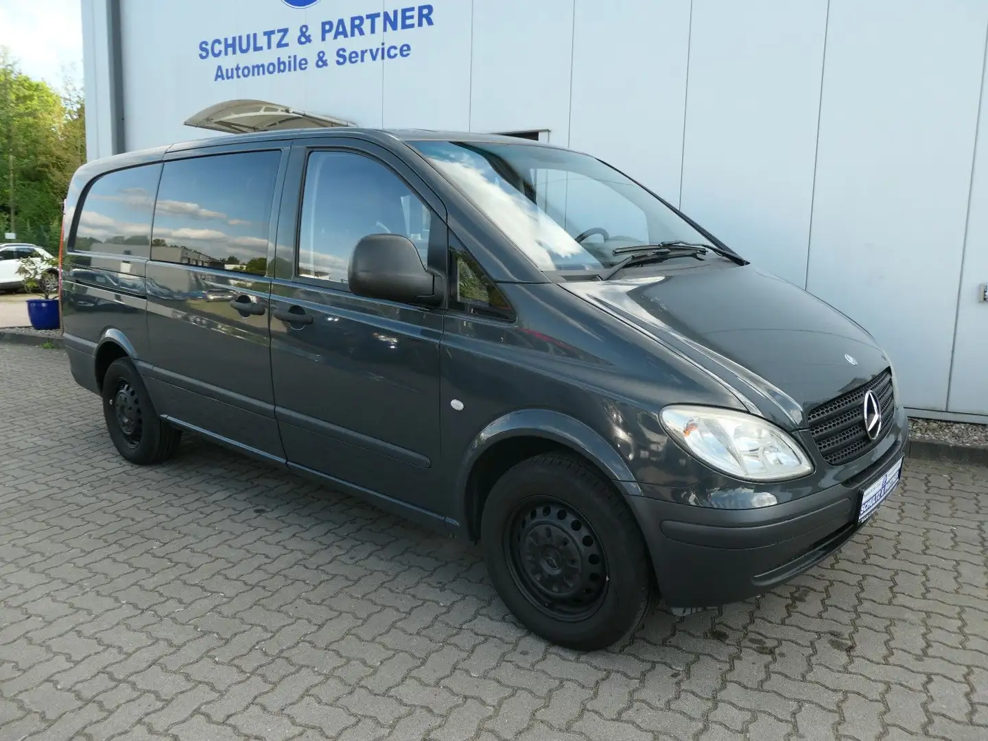 Mercedes-Benz Vito Mixto lang // Camper, WoMo, Scheckh., AHK Zwart - 2