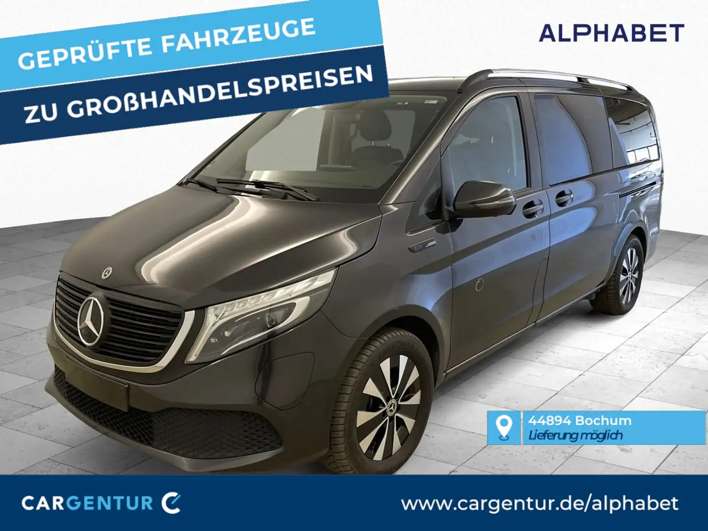 Mercedes-Benz EQV 300 lang AVANTGARDE 360° Pano Burmester ACC Gris - 1