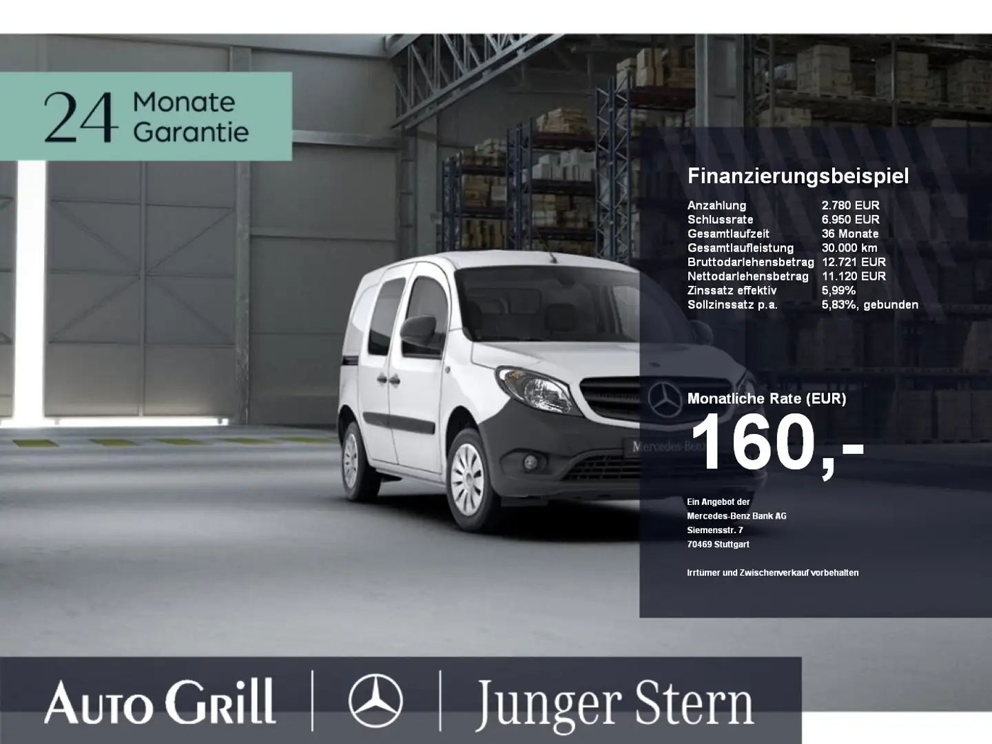 Mercedes-Benz Citan 109 CDI L 6Gang*24MonateJungeSterne* Bianco - 1
