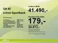 Audi Q4 e-tron Q4 45 e-tron Sportback *AHK*MATRIX*PDC*NAVI* Schwarz - thumbnail 6
