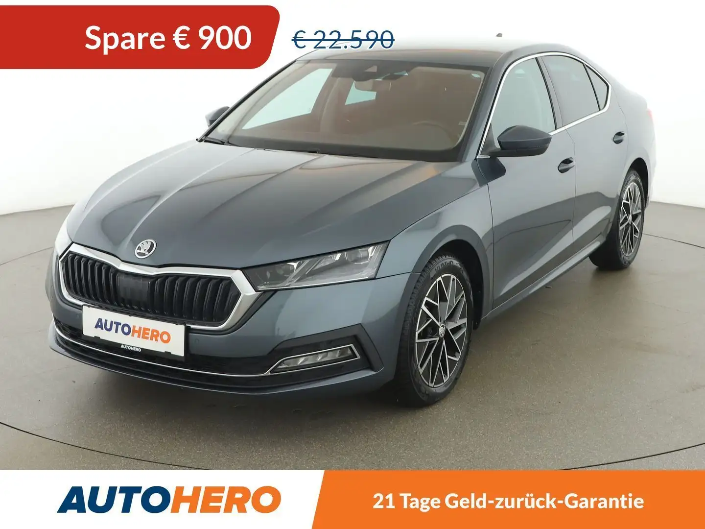 Skoda Octavia 2.0 TDI Style Aut. *LED*ACC*SPUR*TOT*CAM* Grijs - 1