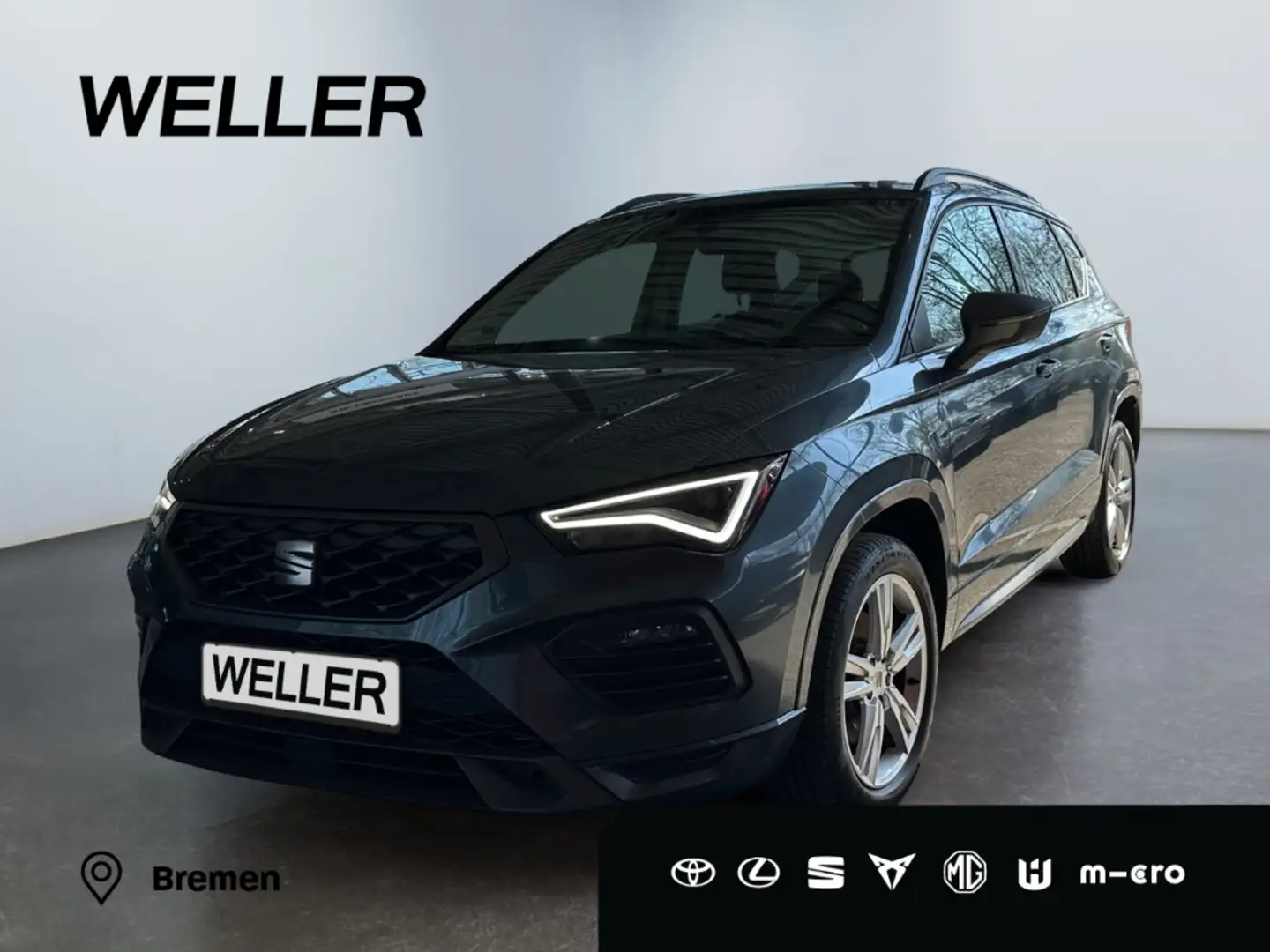 SEAT Ateca 2.0 TSI 4Drive DSG FR *AHK*Beats*Navi*LED* Gris - 1