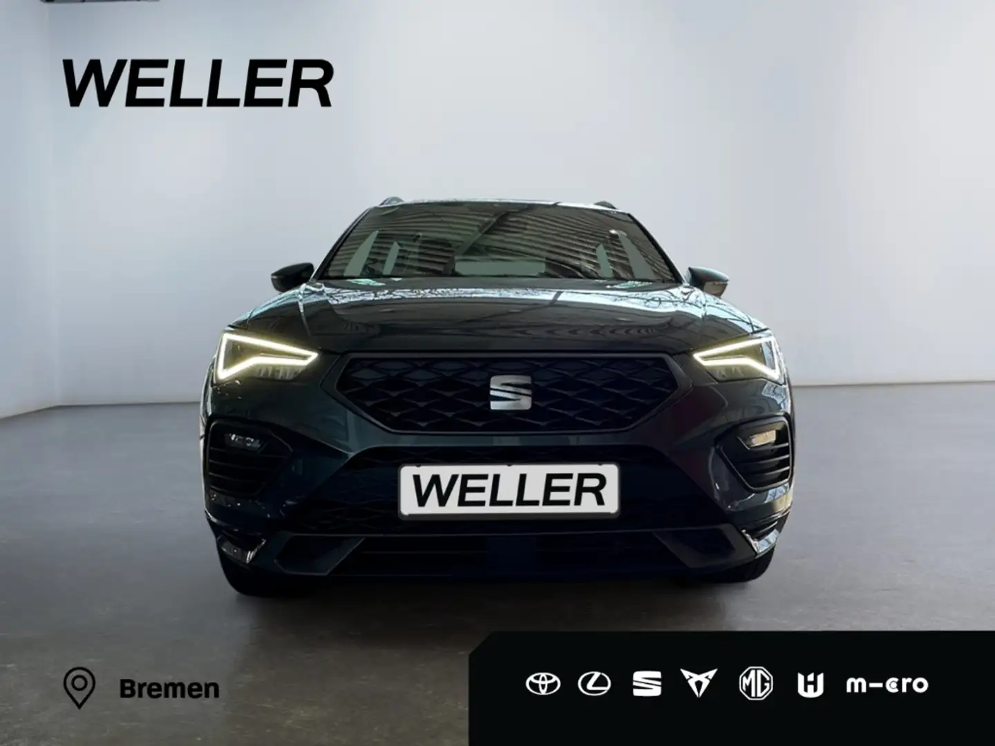 SEAT Ateca 2.0 TSI 4Drive DSG FR *AHK*Beats*Navi*LED* Gris - 2