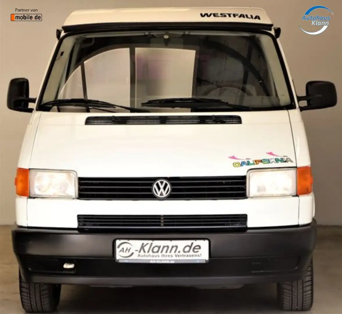 Volkswagen T4 California T4 2.5 Westfalia California Coach Aufstelldach Weiß - 2