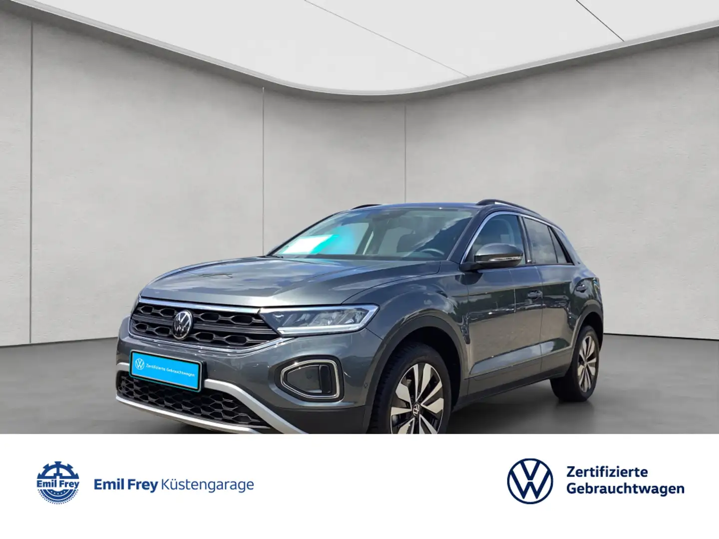 Volkswagen T-Roc 1.0 TSI Move ACC NAVI LED Grijs - 1