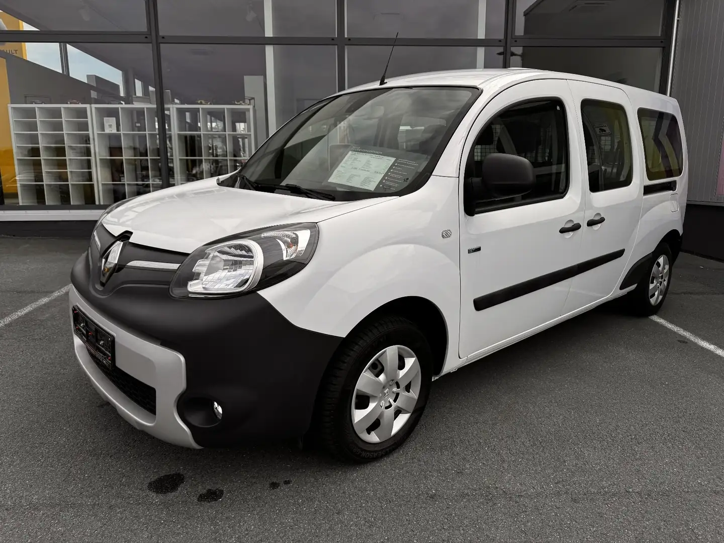 Renault Kangoo ZE Maxi 5-Sitzer Doppelkabine  KAUF+PDC+KLIMA Weiß - 2