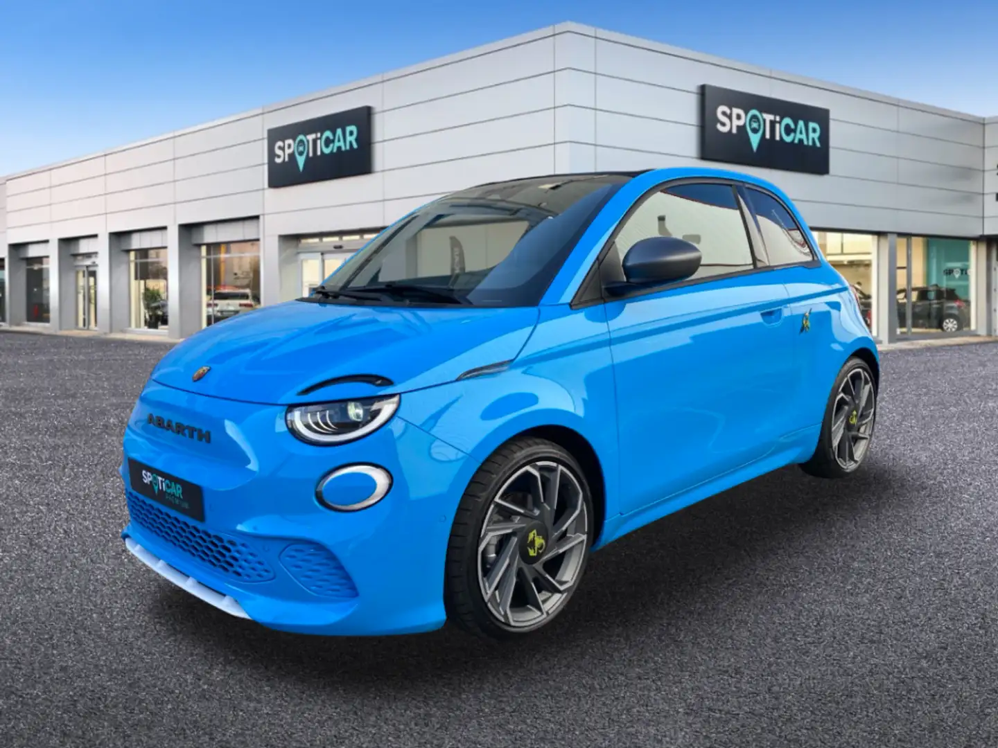 Abarth 500 Cabrio 500E Turismo Light Bleu - 1