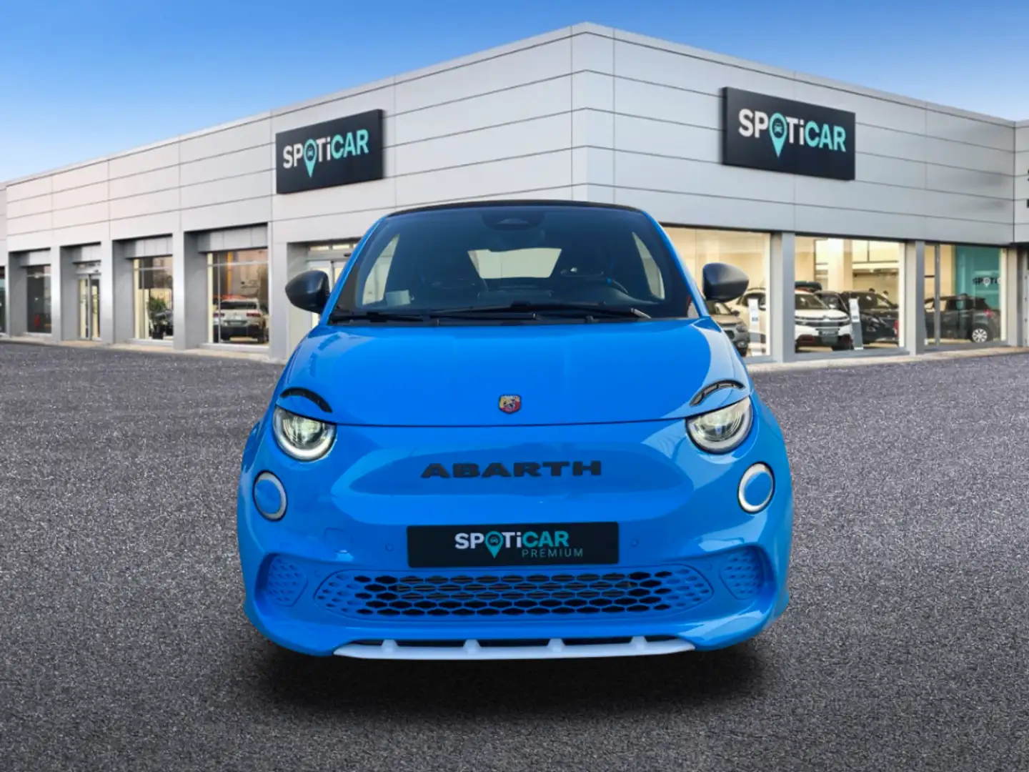 Abarth 500 Cabrio 500E Turismo Light Bleu - 2