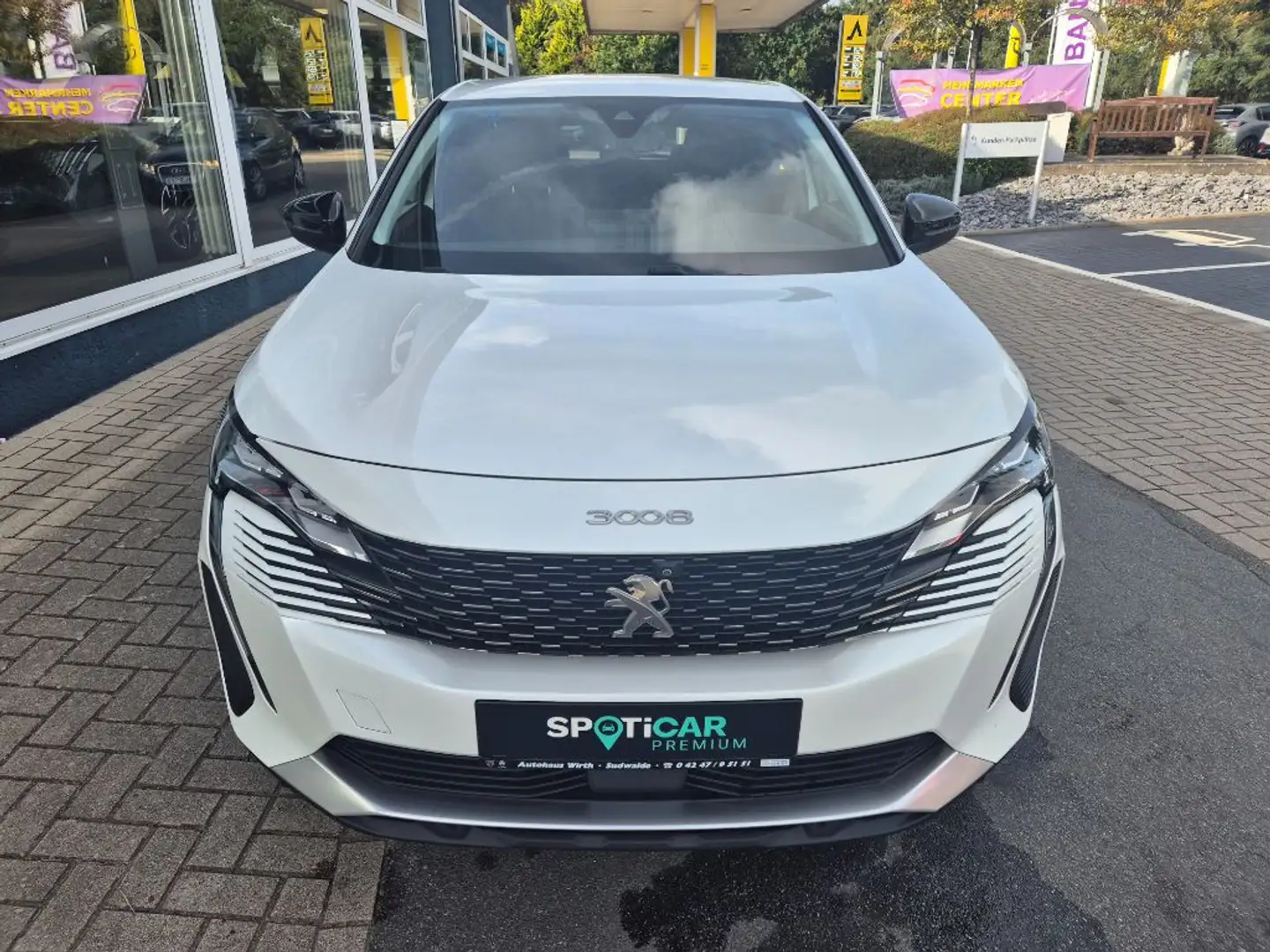 Peugeot 3008 Hybrid 225 EAT8 Allure Pack NAVI+SITZHZG. Blanc - 2