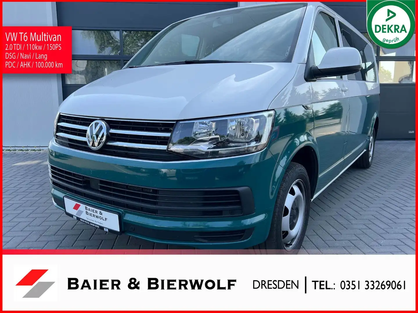 Volkswagen T6 Caravelle Comf. lang 150PS 9 Sitzer ACC DSG Weiß - 1