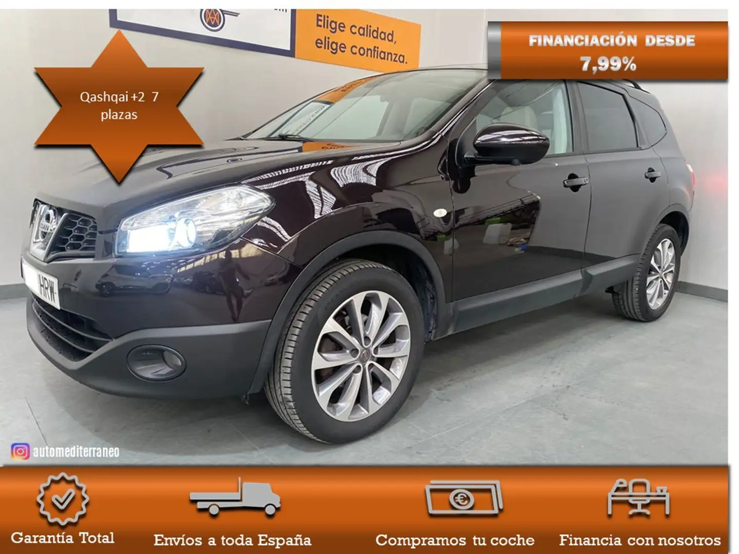 Nissan Qashqai 1.5dCi Acenta 4x2 Mauve - 1