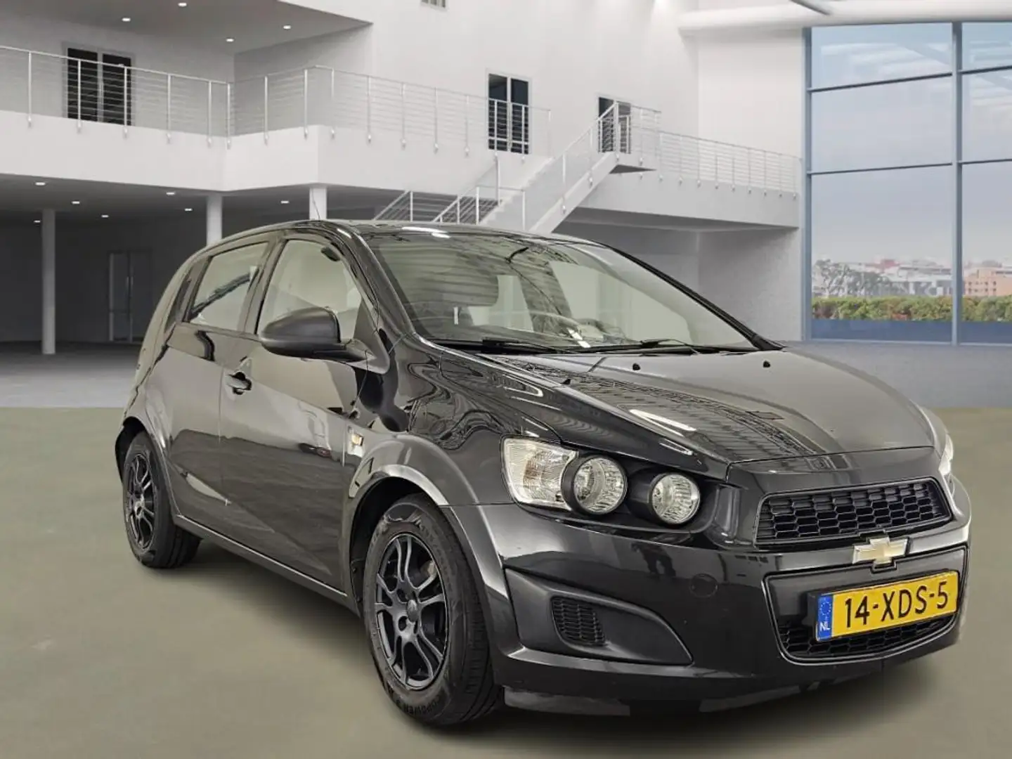 Chevrolet Aveo 1.2 LS AIRCO 5 DEUR CRUISE 2 X SLEUTELS Černá - 2