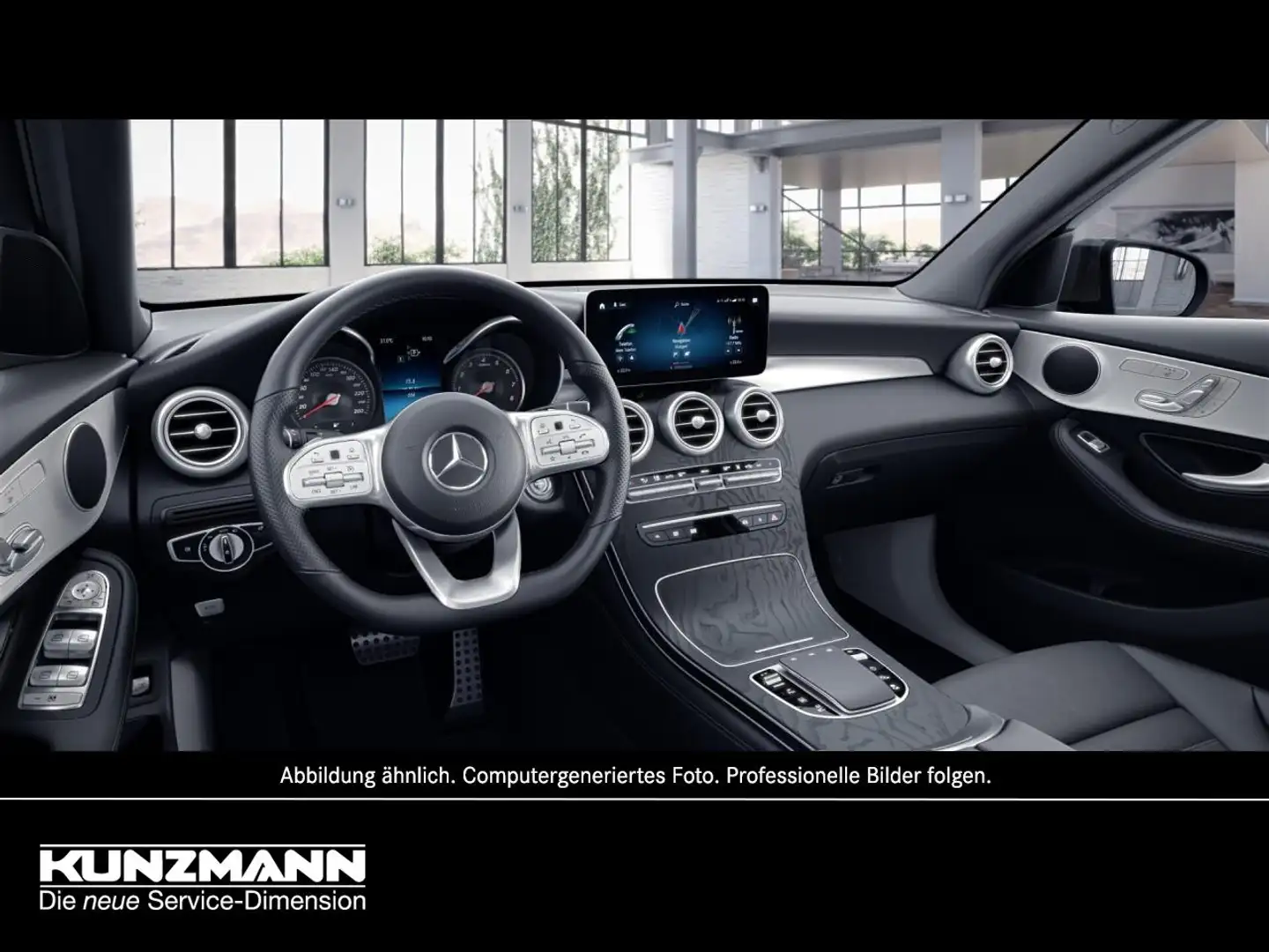 Mercedes-Benz GLC 300 e 4M AMG Night Memory 360° EasyP SpurP Grau - 2
