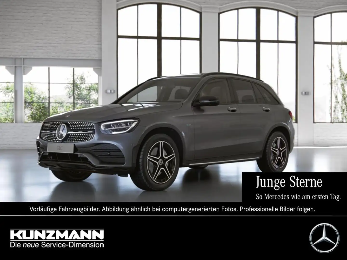 Mercedes-Benz GLC 300 e 4M AMG Night Memory 360° EasyP SpurP Grau - 1