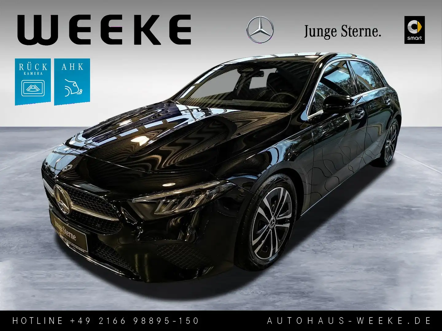 Mercedes-Benz A 180 Progressive+ANHÄNGERKUPPLUNG+WINTER-Paket+ Schwarz - 1