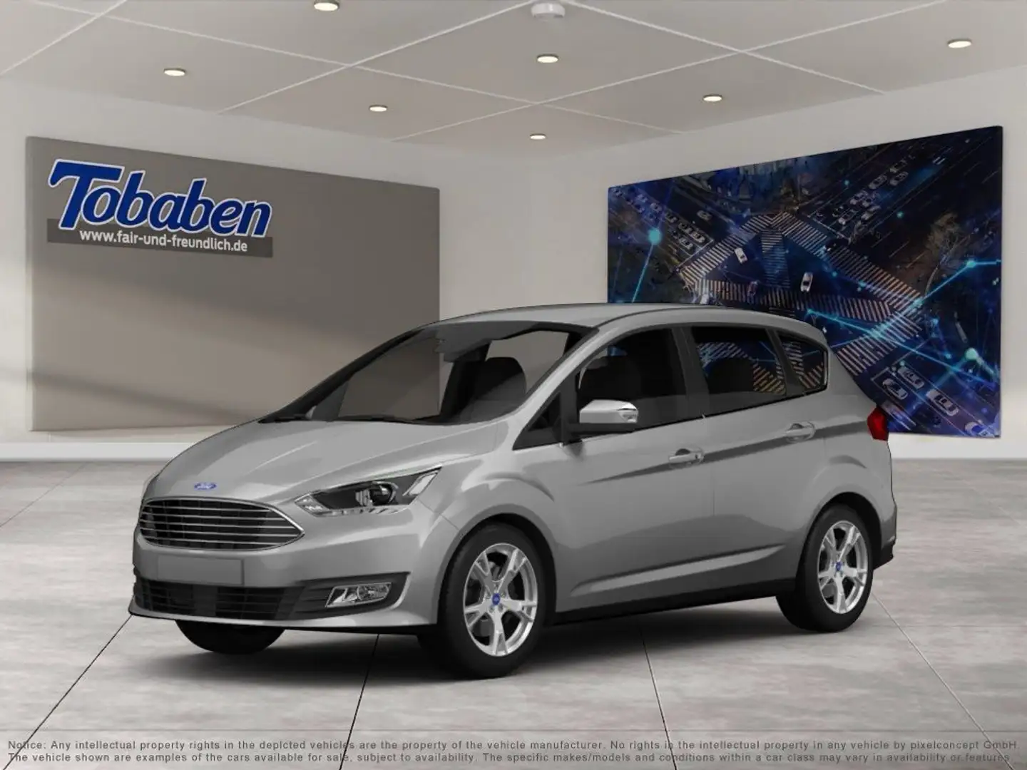 Ford C-Max AHK + Navi + Winterpaket Silber - 1