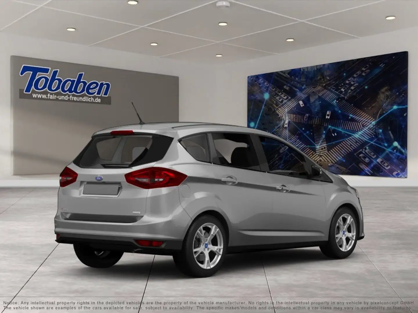 Ford C-Max AHK + Navi + Winterpaket Silber - 2