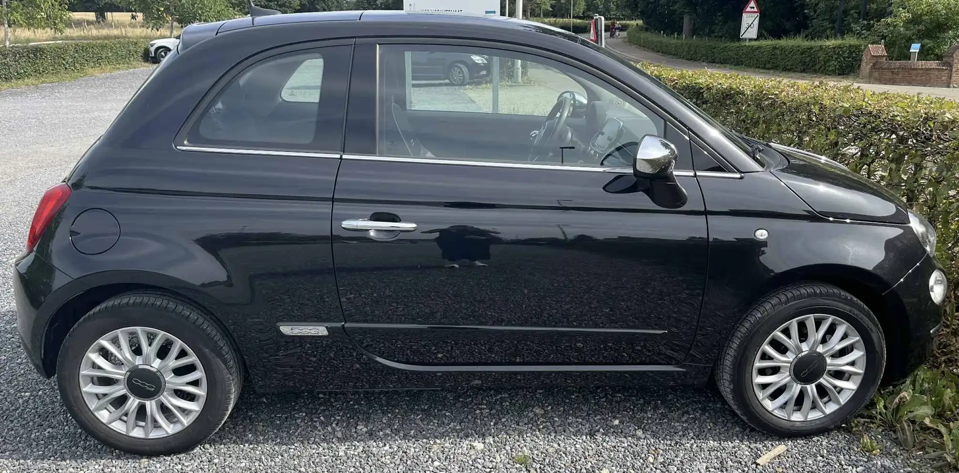 Fiat 500 1.2 8V Lounge Zwart - 2