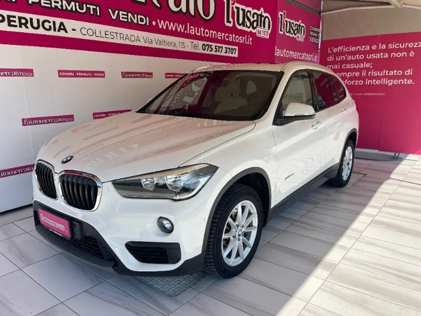 BMW X1 X1 sDrive18d Advantage Bianco - 1