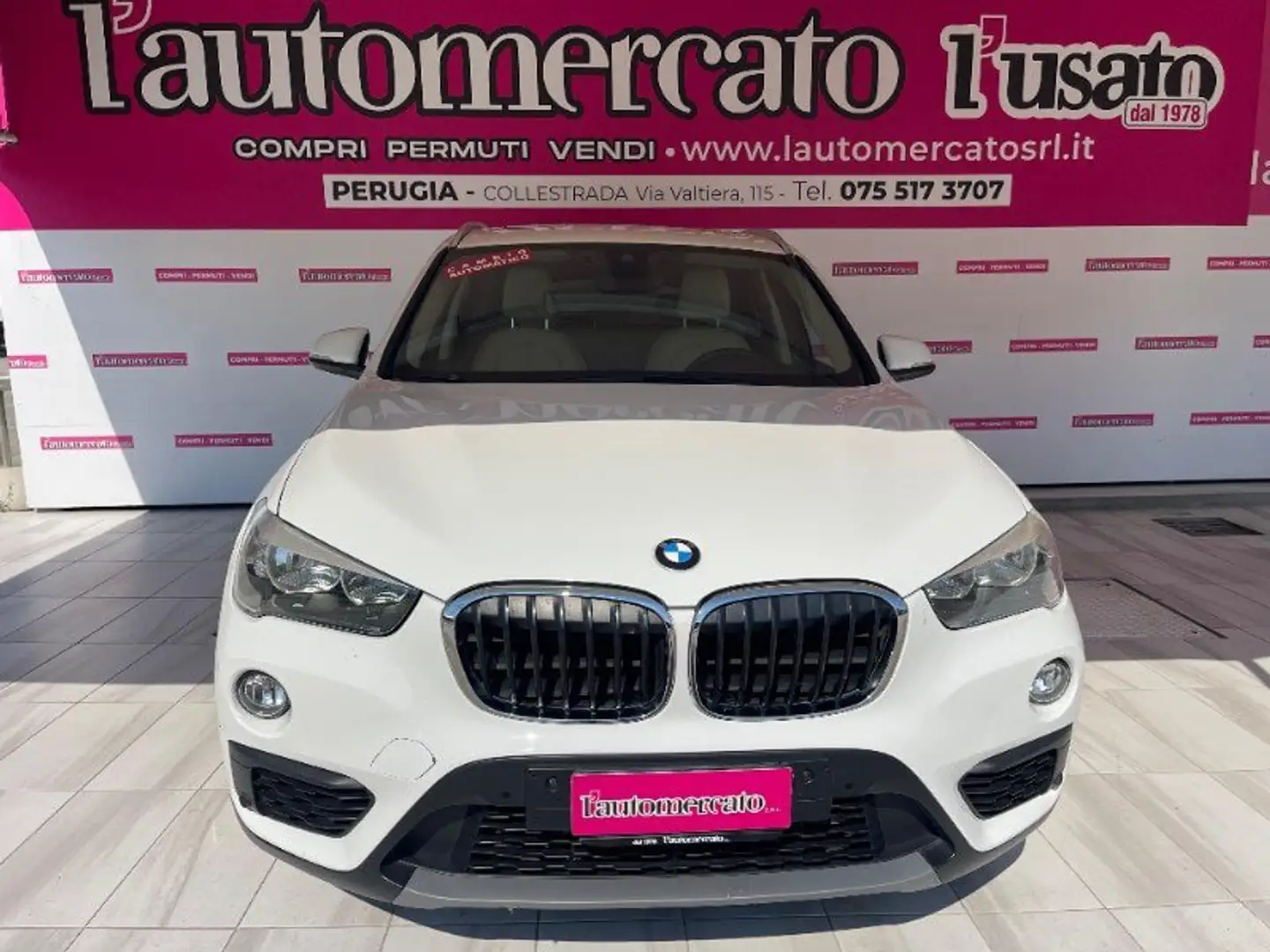 BMW X1 X1 sDrive18d Advantage Bianco - 2