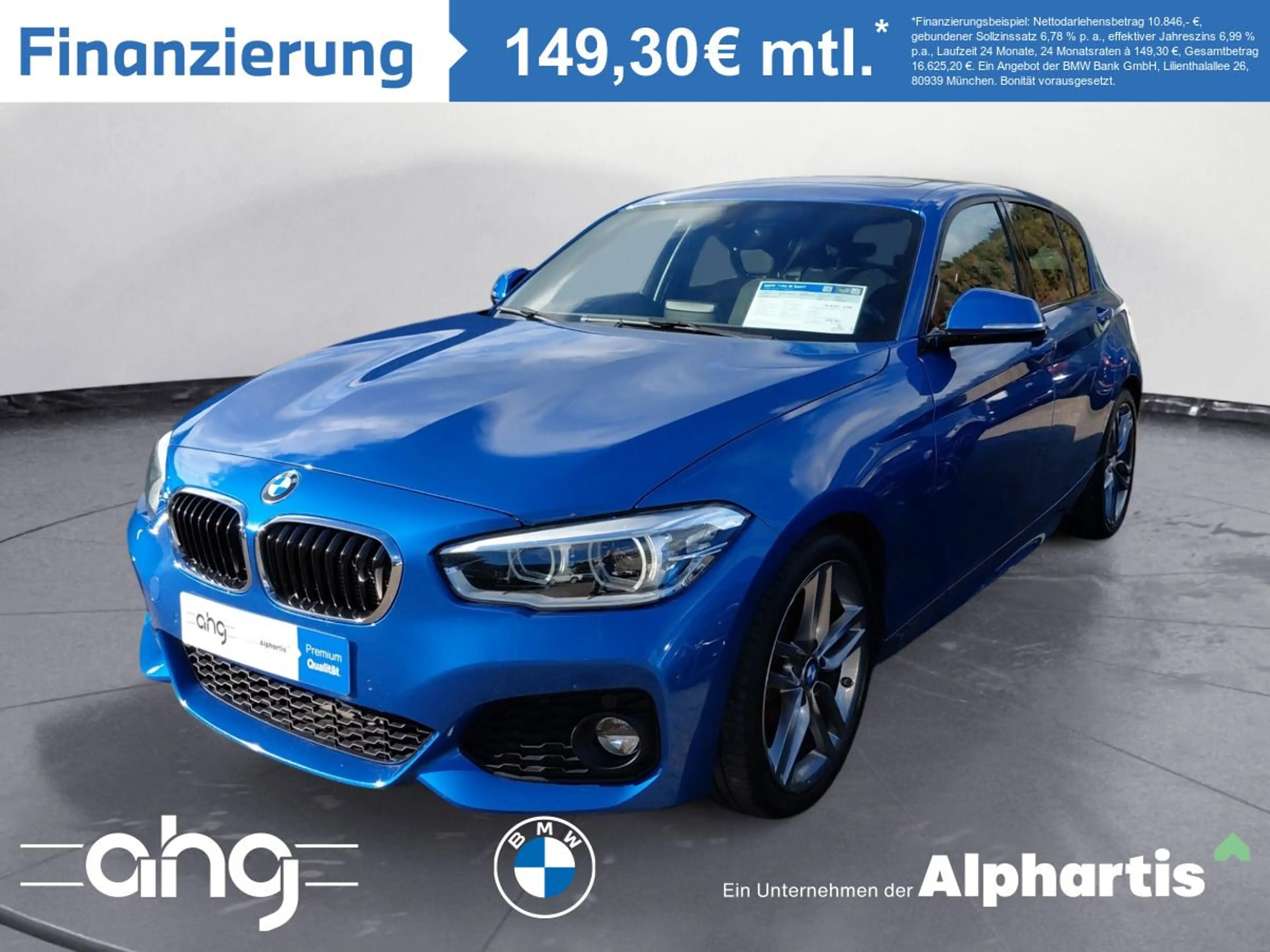 BMW 118 d M Sport Navi Business Glasdach Sportsitze