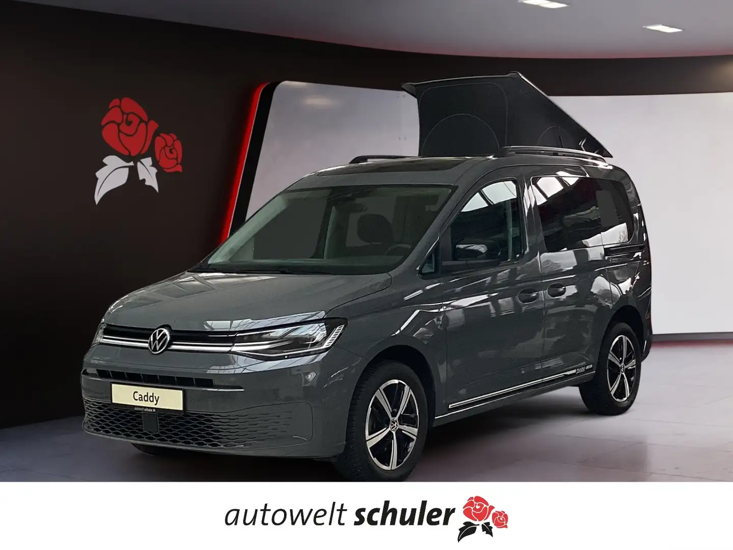 Volkswagen Caddy 1,5 TSI Dark Label Pano Navi Kamera Grau - 1