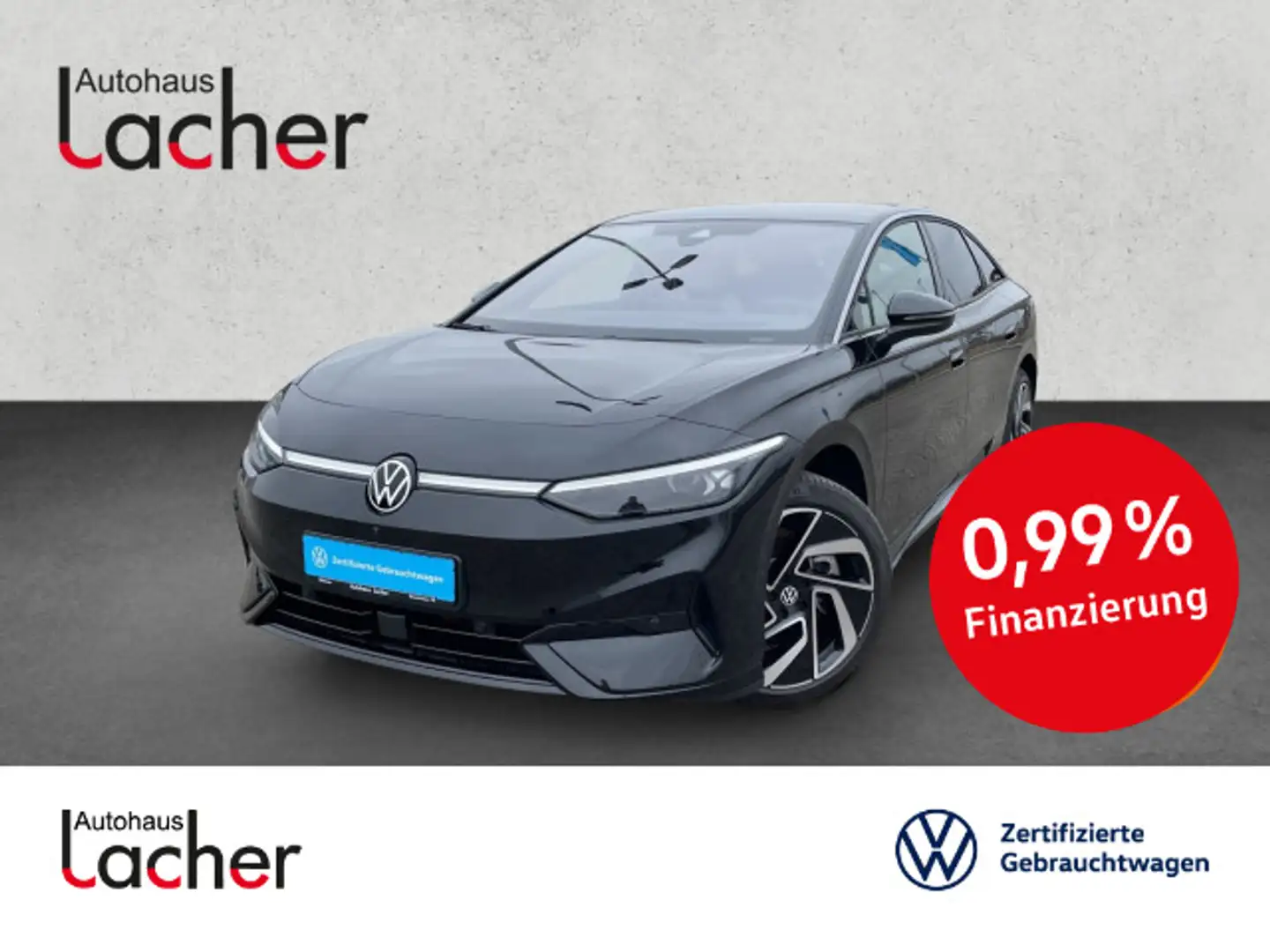 Volkswagen ID.7 Pro 77kWh 210kW Schwarz - 1