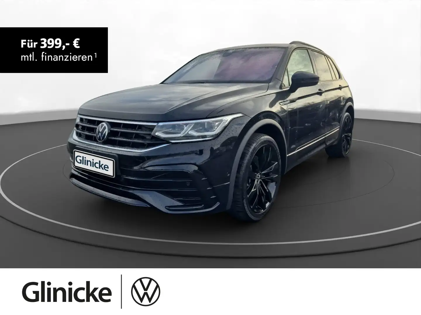 Volkswagen Tiguan 2.0 TDI DSG R-Line 4Motion AHK Pano RüKa Schwarz - 1