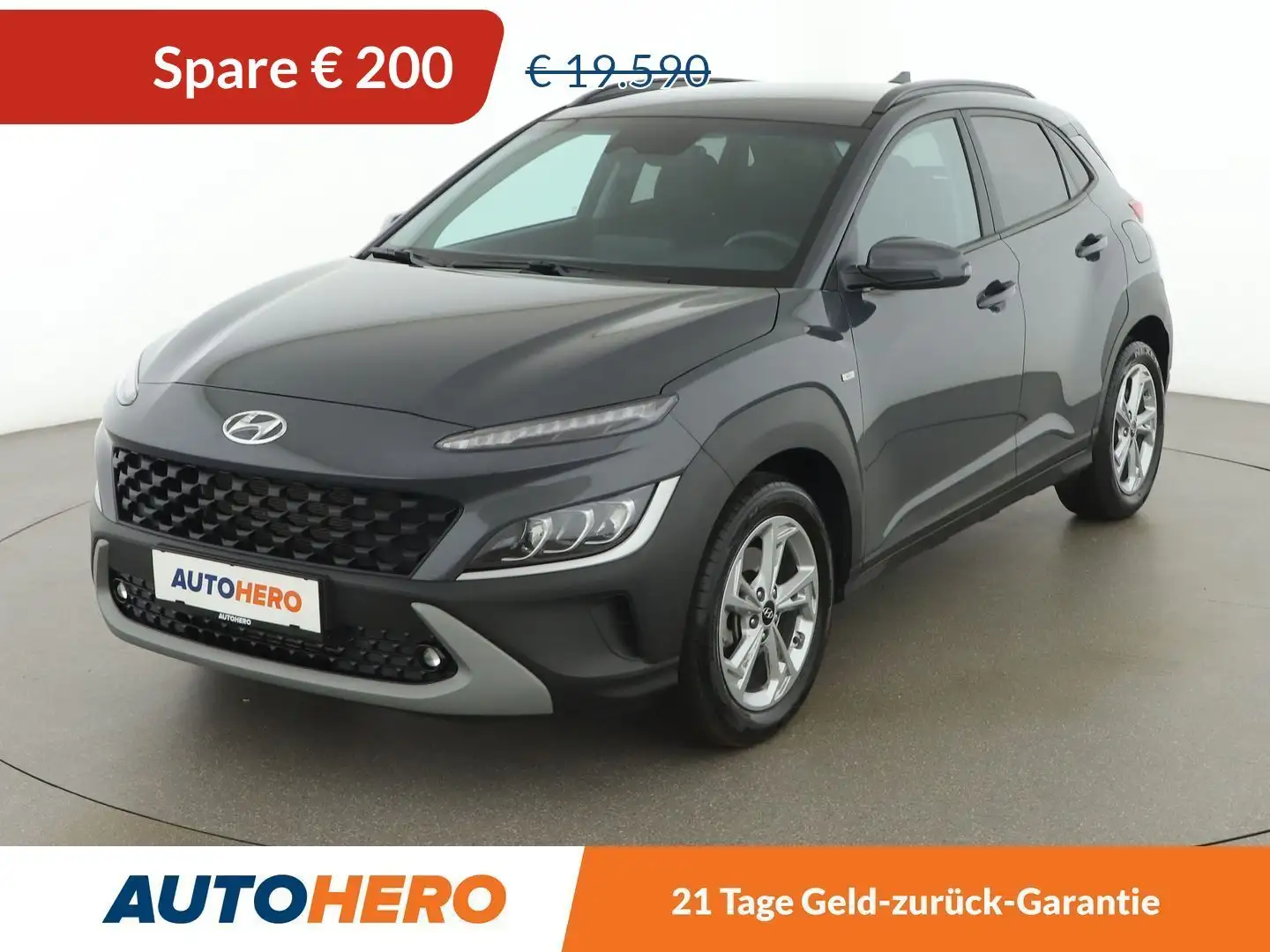 Hyundai KONA 1.0 T-GDI Mild-Hybrid XTech 2WD *NAVI*LED*CAM*SPUR Grau - 1