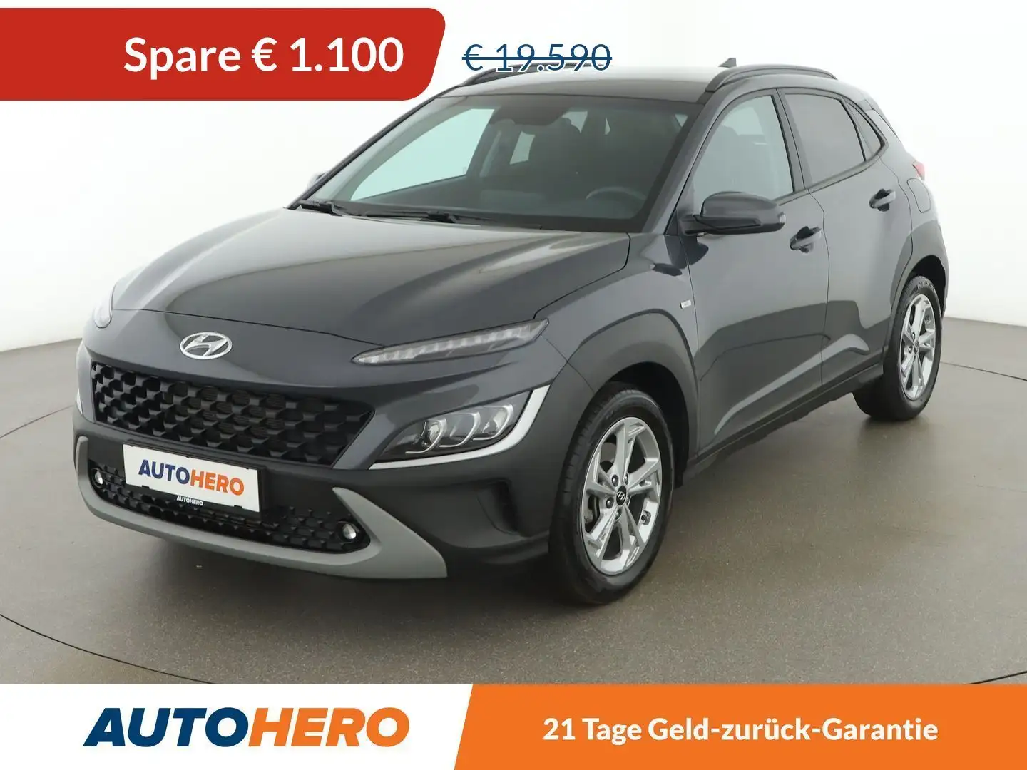Hyundai KONA 1.0 T-GDI Mild-Hybrid XTech 2WD *NAVI*LED*CAM*SPUR Gri - 1