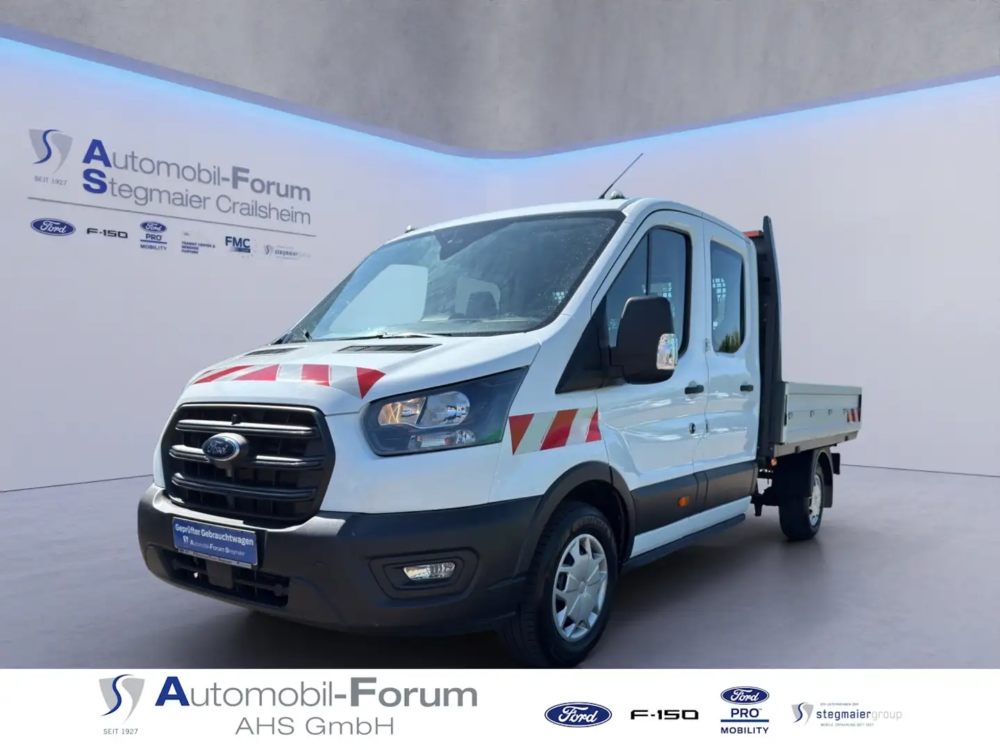 Ford Transit Pritsche Trend DoKa 350L3 *AHK*AIRBAG-BEIF Weiß - 1