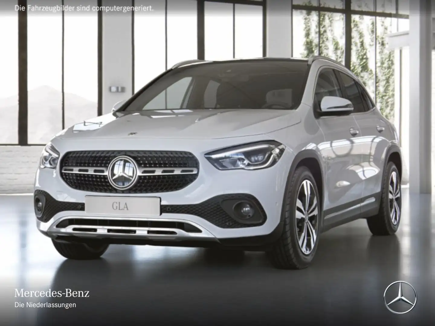 Mercedes-Benz GLA 250 e PROGRESSIVE+PANO+AHK+LED+KAMERA+KEYLESS Weiß - 2
