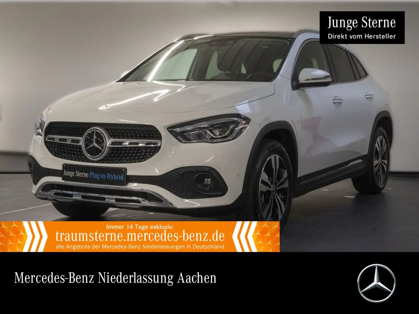 Mercedes-Benz GLA 250 e PROGRESSIVE+PANO+AHK+LED+KAMERA+KEYLESS Weiß - 1