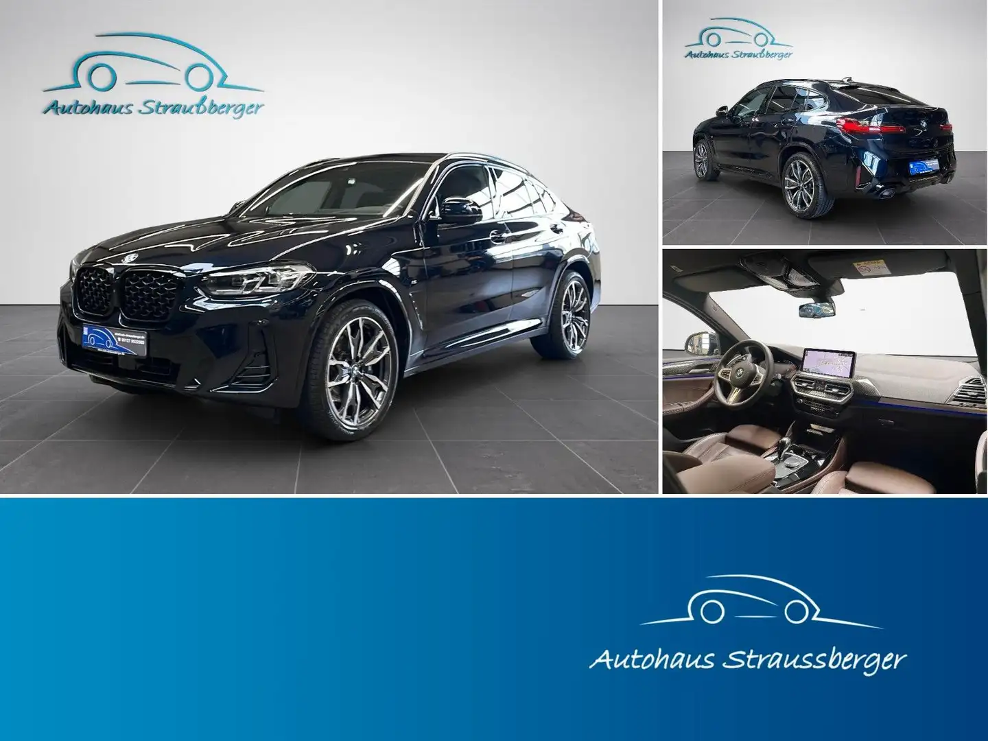 BMW X4 30xd M Sport AHK ACC DA QI HUD 360° STHZ HiFi Negro - 1