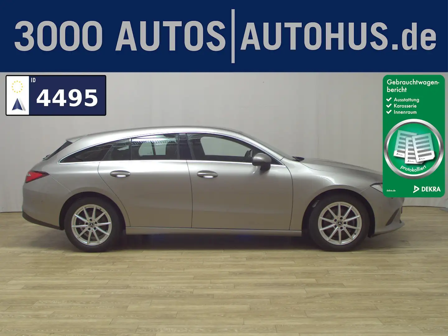 Mercedes-Benz CLA 200 SB T-Leder Navi AHK MBUX PDC Shz Silber - 1