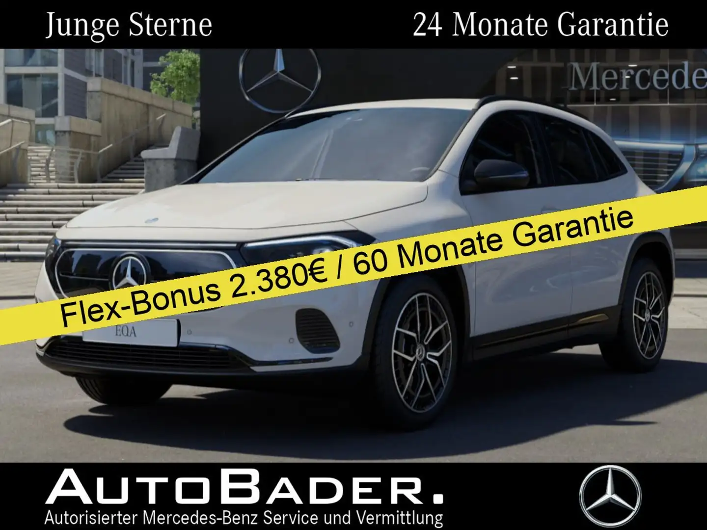 Mercedes-Benz EQA 300 EQA 300 4M Progressive RFK LED NIGHT 19" AMG eHe Alb - 1