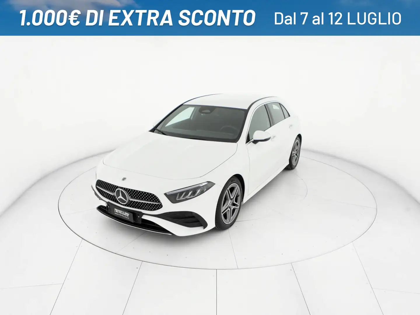 Mercedes-Benz A 180 180 amg line advanced plus auto Bianco - 1
