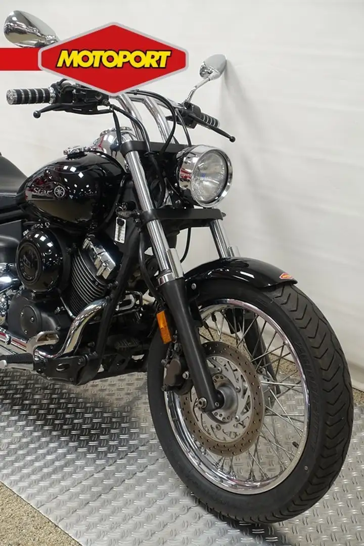 Yamaha XVS 650 Zwart - 2