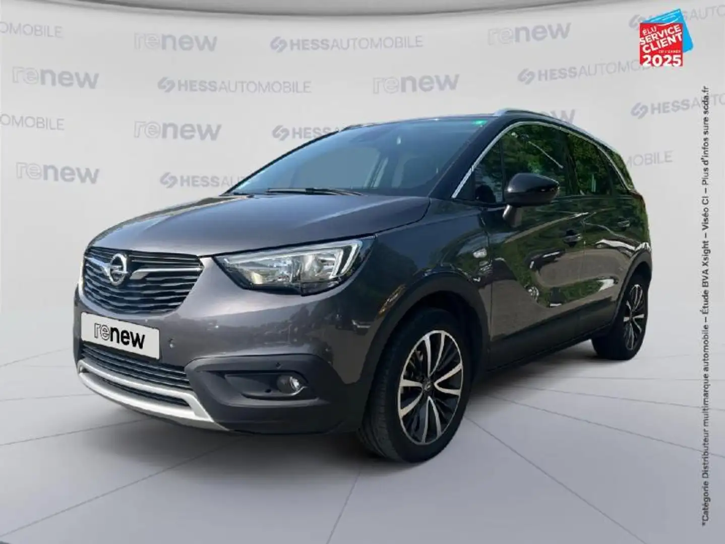 Opel Crossland X 1.2 Turbo 110ch Design 120 ans Euro 6d-T Gris - 1