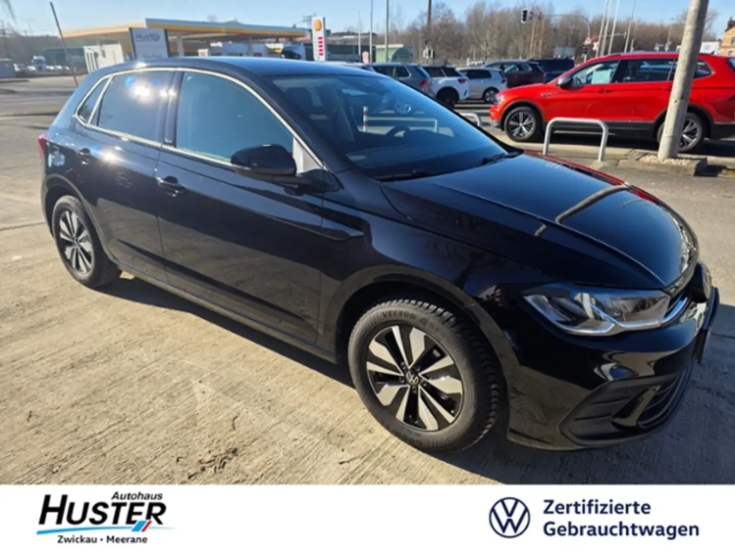 Volkswagen Polo Move 1.0 TSI**ACC,LED,APP** Czarny - 1