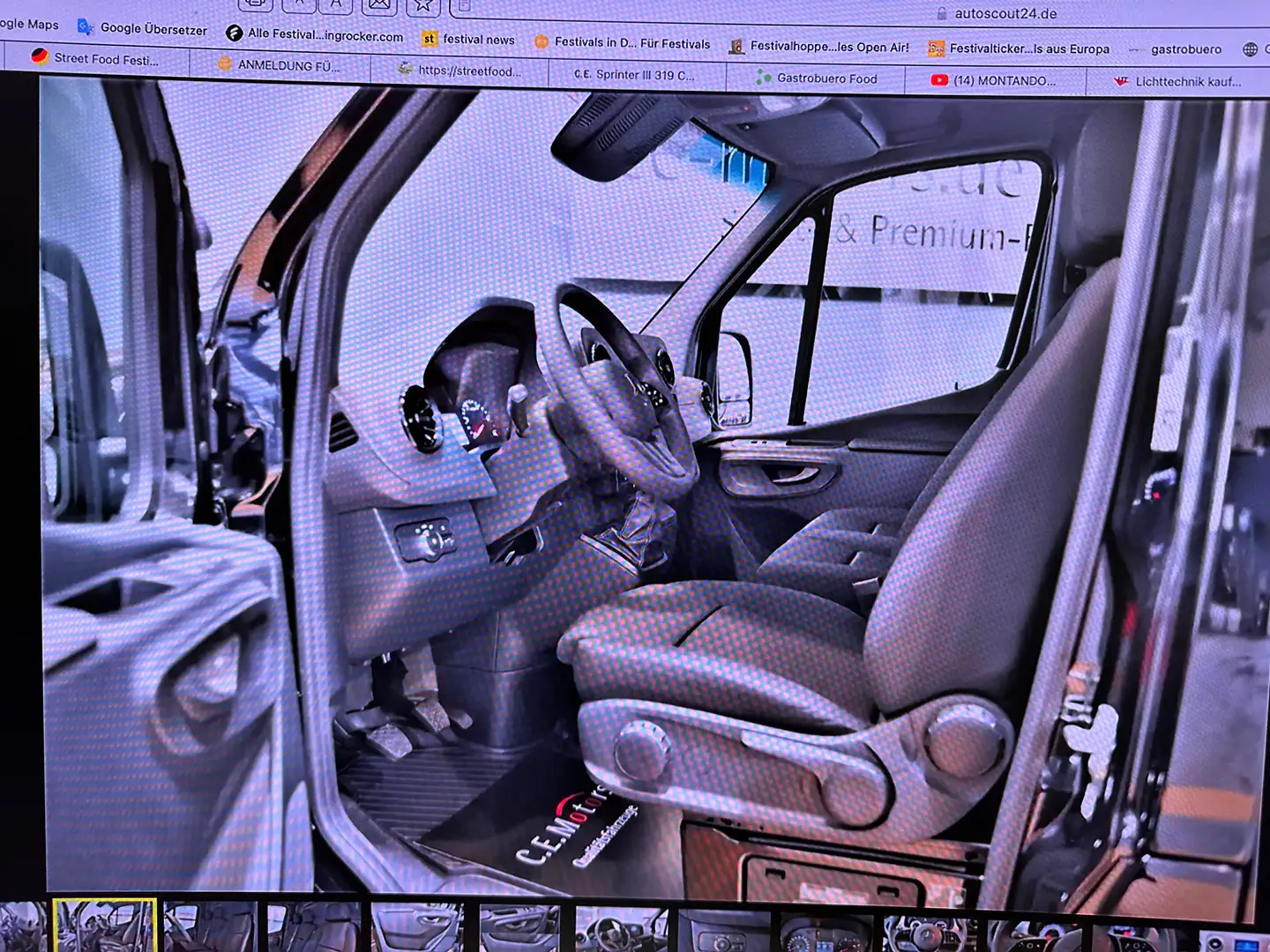 Mercedes-Benz Sprinter 319 CDI Sprinter Lang HA Negru - 1