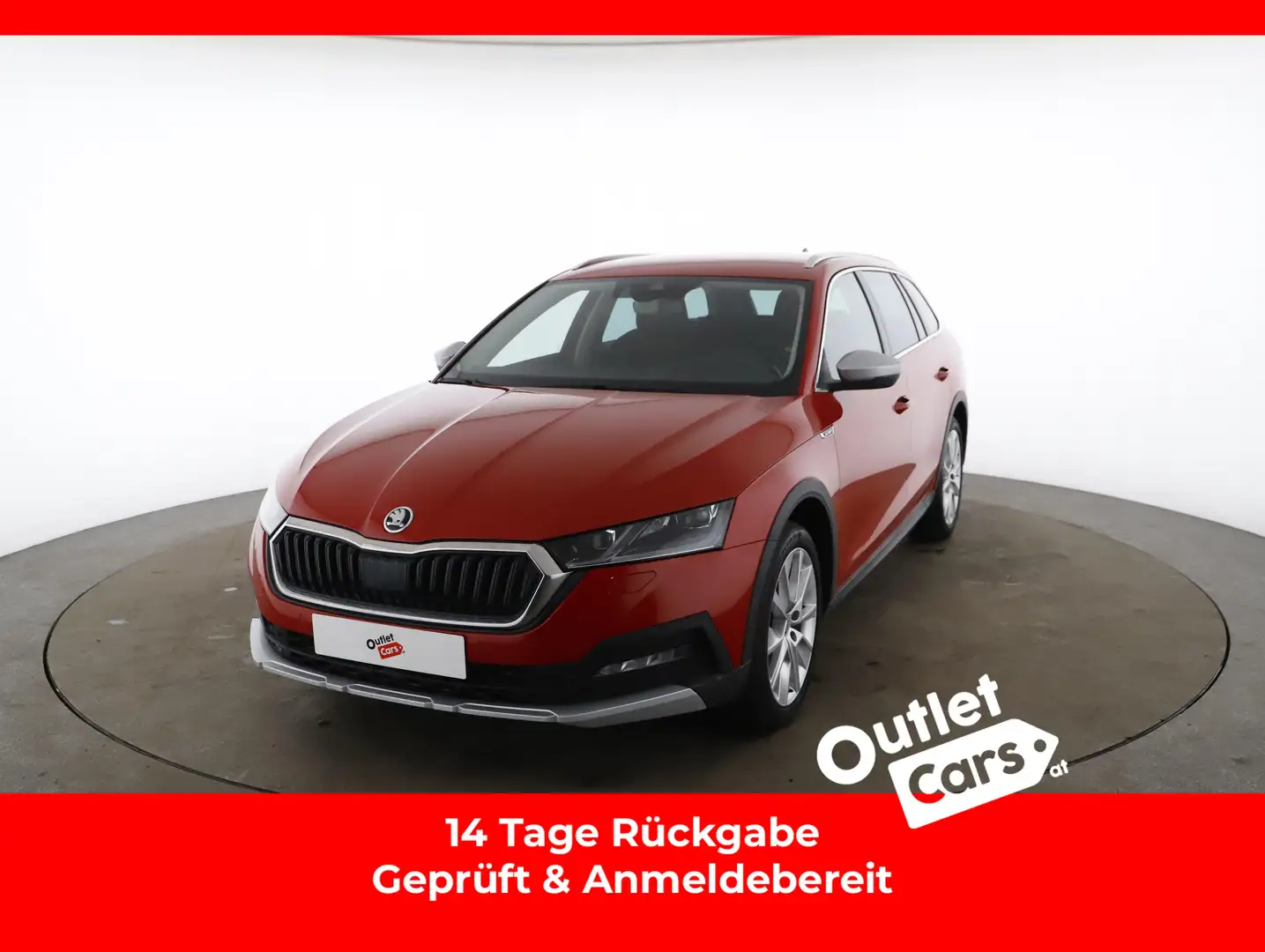Skoda Octavia Combi 2.0TDI Scout 4X4 DSG MATRIX+AHK+HUD Rot - 1