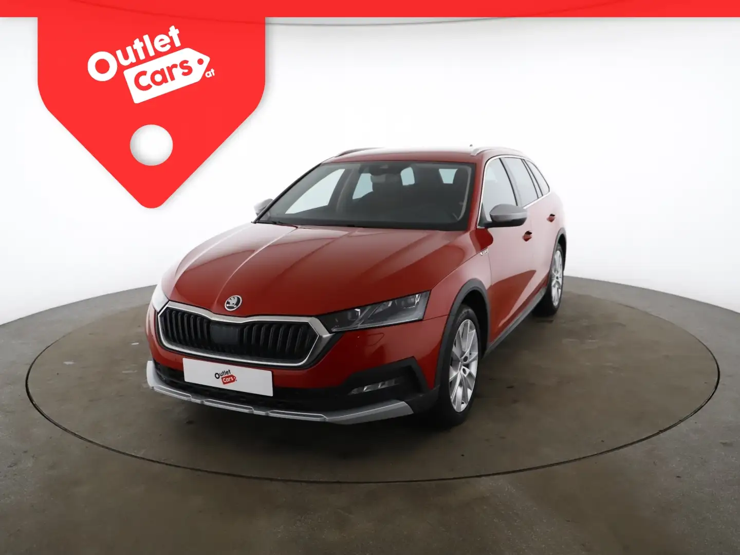 Skoda Octavia Combi 2.0TDI Scout 4X4 DSG MATRIX+AHK+HUD Rot - 1