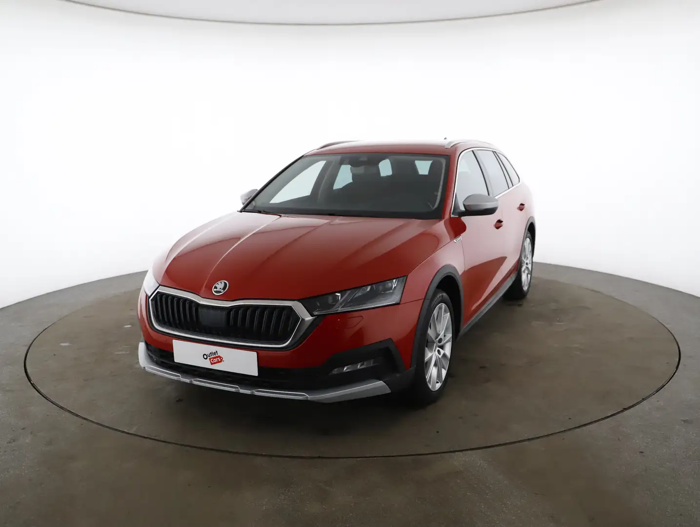 Skoda Octavia Combi 2.0TDI Scout 4X4 DSG MATRIX+AHK+HUD Rot - 2